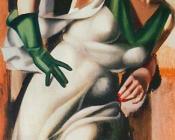 塔梅拉 德 莱姆皮卡 : Lady with Green Glove